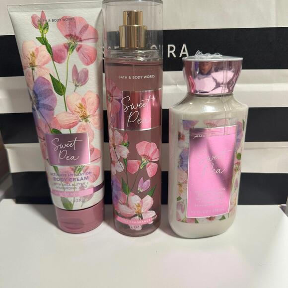 Bath & Body Works Accessories - Sweet Pea Body Care Bundle Bath & Body Works